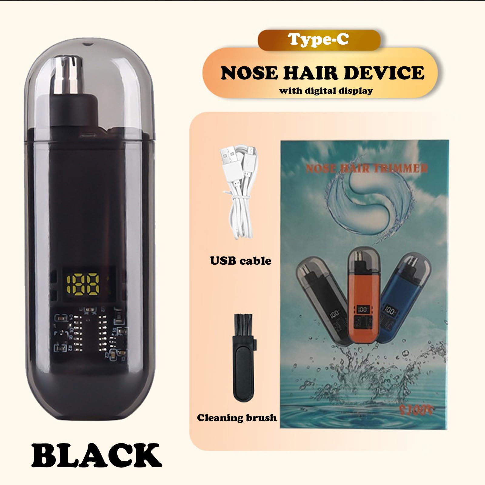 Trymer do nosa i uszu, ładowan – Men'S Grooming Haircut recenzja i cena