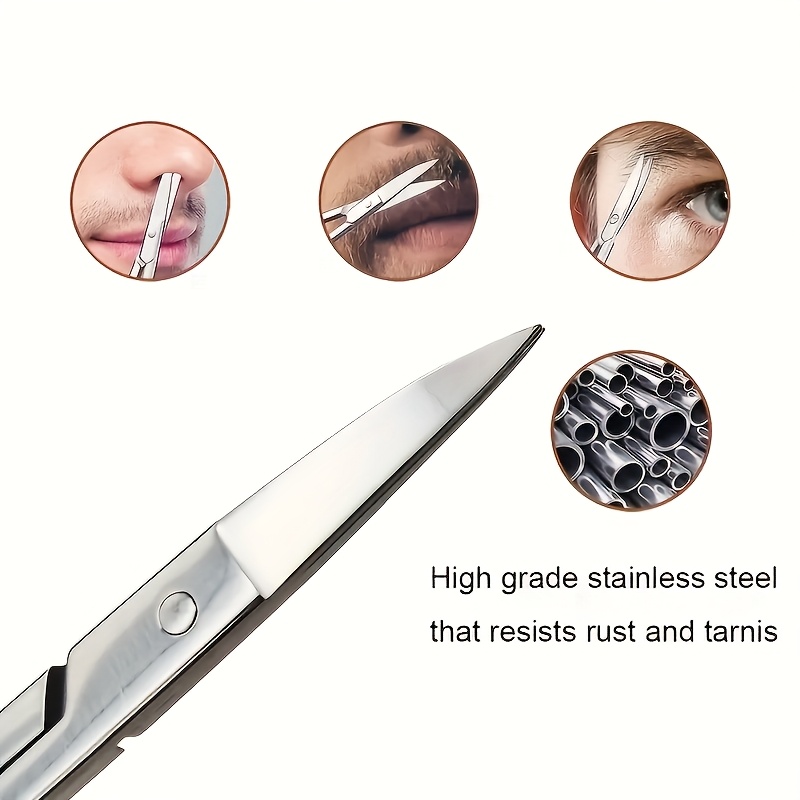1/3 szt. Małe nożyczki do piel – Men'S Grooming Nose And Ear recenzja i cena